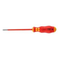 VDE Flat Slotted Screwdriver | Insulated for Live Parts | 10 kV Tested | by Wurth