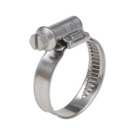 Hose Clamp A4 with Asymmetrical Lock | Stainless Steel | 8-16mm Grip Range | Corrosion Resistant | @Pack of 10 | by Wurth