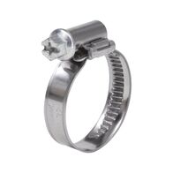Hose Clamp with Asymmetrical Lock | 10 PCS | Ferritic Steel | Zinc Plated Screw | by Wurth