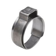 1 Ear Clamp with Insert Ring | Stainless Steel A2 | Low Profile Design | @Pack of 10 | by Wurth