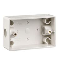 Clipsal - Mounting Accessories, Mounting Box, with 20 mm End Entries - White Electric