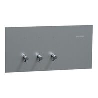 Clipsal Solis T Series Flush Switch | 3 Gang Toggle | 230V-240V | Polished Ceramic Finish | @Each of 5 | by Clipsal