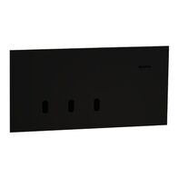 Clipsal Solis T Series 3 Gang Horizontal Grid Plate | Polished Ceramic | Ebony Aluminium Finish | @Each of 1 | by Clipsal