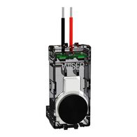 Clipsal Solis T Series Push-button Adaptor for Wiser Switch | Matt Painted Ebony Aluminium | Flush Mount Design | @Each of 1 | by Clipsal