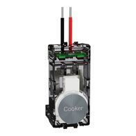 Clipsal Solis T Series Push-Button Adaptor | Polished Ceramic Finish | Flush Mount Design | @Each of 1 | by Clipsal