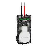 Clipsal Solis T Series Push-Button Adaptor | Polished Ceramic Finish | RCM Certified | @Each of 1 | by Clipsal