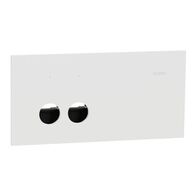 Clipsal Solis Grid Plate and Cover | 2 Gang Horizontal | Matt White Finish | Easy Screw Installation | @Each of 1 | by Clipsal