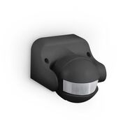 PIR sensor 12m - wall mount - IP44 - black