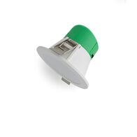 7W LED Downlight w/Dimm Integral Driver - 70mm diam - White - Flush Lens - TRI