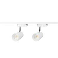 10W LED Dimmable Track Mounted Spotlight  - BL/60deg/WW