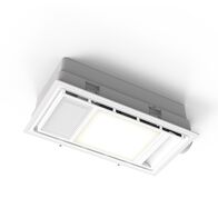 2000W PTC bathroom heater & exhaust w/LED panel - White - tri-cct