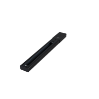 3 Wire Track 2m Aluminium Alloy - Black