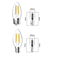 5W CANDLE LED FILAMENT  LAMP B15 WW DIMMABLE CLEAR