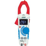 600A AC/DC Trms Clamp Meter & IR Thermometer