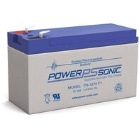 POWERSONIC SLA-12V 7AH(C20) BATT F1 TERMINAL 1YR