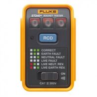 SOCKET TESTER AUDIBLE/VISUAL RCD CHECK, CATII 300V