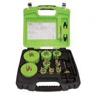 HOLESAW SET 22PC QUICK CHANGE ELECT/10SAWS/10BOSSES/HD ARBOR