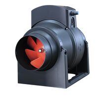 TORPEDO DC 100 - Energy saving DC 100mm Mixflow Inline Exhaust Fan with Speed Control, 24/7 continuous trickle, standard on/off or 10min run on timer mode