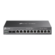 TP-LINK OMADA 3-IN-1 GIGABIT VPN ROUTER, GbE SFP WAN/LAN(2), WAN(2), LAN(8), 5YR