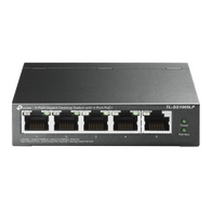 TP-LINK 5-PORT UNMANAGED GIGABIT SWITCH, POE(4), 40W, METAL CASE, 5YR