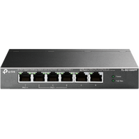 TP-LINK 6-PORT UNMANAGED GIGABIT SWITCH, POE+(3), POE++(1), 64W, METAL CASE, 5YR