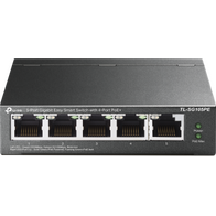TP-LINK 5-PORT EASY SMART GIGABIT SWITCH, POE+(4), 65W, METAL CASE, 5YR