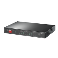 TP-LINK 10-PORT UNMANAGED GIGABIT DESKTOP SWITCH, POE+(8), SFP (1), METAL CASE, 5YR