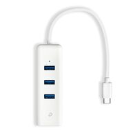 TP-LINK USB-C HUB & GIGABIT ETHERNET ADAPTER, 3-PORT, 1YR