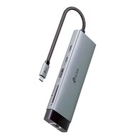 TP-LINK 9 PORT HUB, HDMI 4K(1), RJ45 GE(1), 100W PD(1), USB-C(1), USB-A(3), SD/mSD(2), 1YR