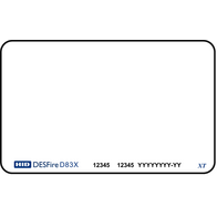 HID MF DF EV3+PROX Card 8K Unprogrammed | Migration Solution | Backward Compatibility | Gloss Finish | @Pack of 100 | by Dicker Data