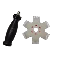 TekEdge 6 Sided Fin Comb