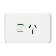 Socket Sw Horiz SGLE 15A 250V
