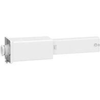 End feed unit, Canalis KBA, 25/40A, left mounting, 1 circuit, compatible DALI, white RAL9003
