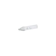 End feed unit, Canalis KBA, 25A, left mounting, 1 circuit, compatible DALI, white RAL9003