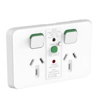 Cover GPO DBL 10A RCD Protect