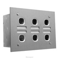 6G Switchplate S/S Inc W/B