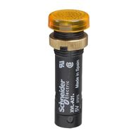 Round Pilot Light & 12 IP 40 Yellow OR