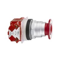 30mm PUSH-PULL Operator Red Knob