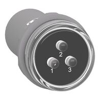 3 PHASES VOLTAGE INDICATOR PILOT LIGHT W