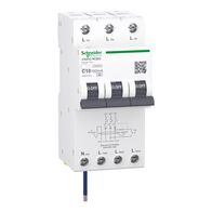 A9 iC60H3 3P+Ns C Curve 10A 100mA A RCBO