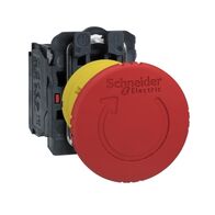 Red E-Stop 40mm 1NC twist release