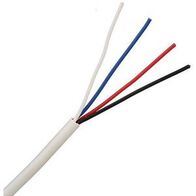 Cable Security Unscreened 14/0.20 4 Core White 100M