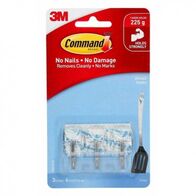 HOOK, SMALL WIRE, CLEAR 3 PACK, 17067CL (6)