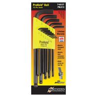 HEX KEY SET 13PCE BALL END L-KEY, 3/8in