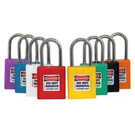 PADLOCK, PLASTIC, COLOUR CODED 38mm SHACKLE, KA, ORANGE