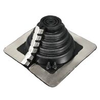 FLASHING SQUARE BASE, 6-70mm RETRO FIT BLACK INCL GRIPPER