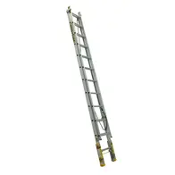 Alu Ext Ladder with Leveller 3.65-6.05m 150kg Industrial