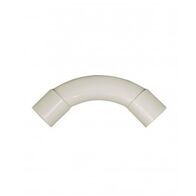 Bend Standard 90 Degrees 25mm 80 Radius Heavy Duty PVC Grey
