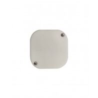 Junction Box Square 4 Entry Heavy Duty 20mm with 4 Loose Terminals Grey