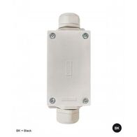 Junction Box IP66 with 4 Fixed Terminals Large Profile Grey